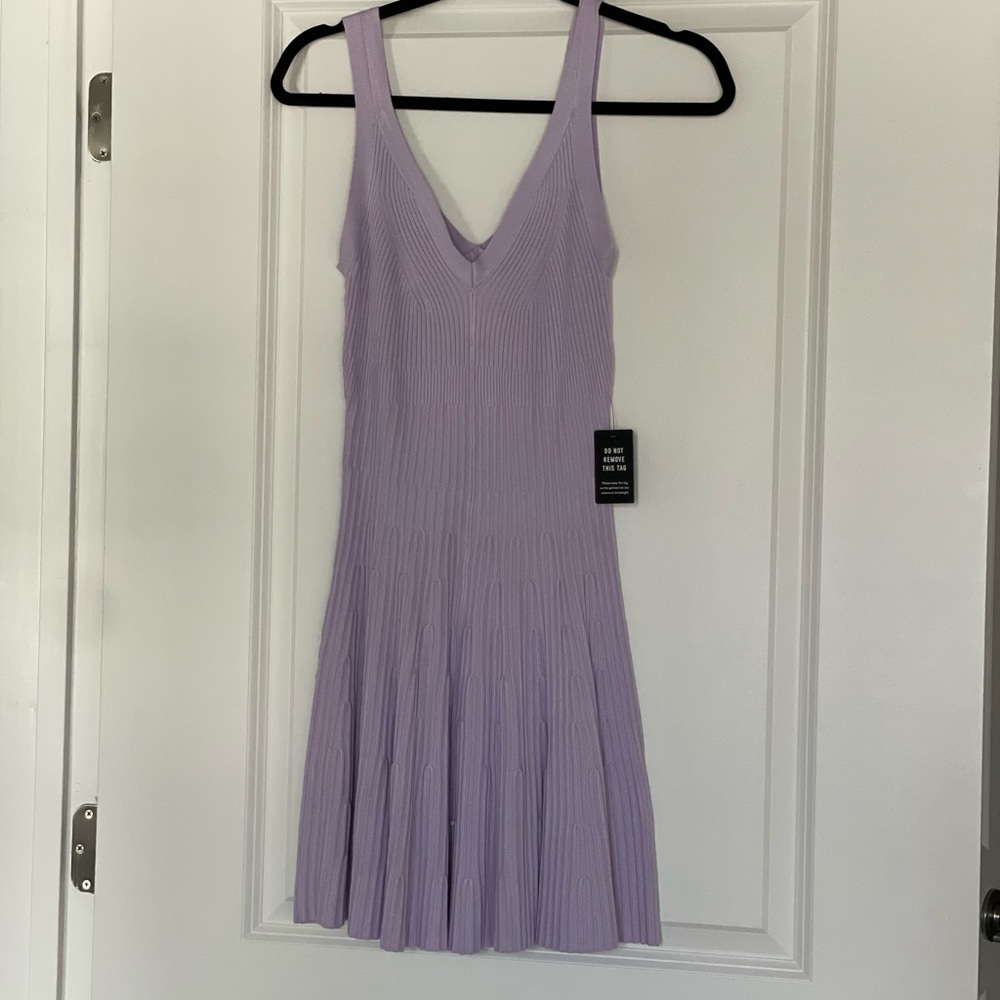 Express Lavender Sleeveless Dress - Picture 6 of 11